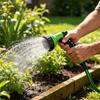 Garden Hose Nozzle Sprayer 7 Adjustable Watering Pattern Nozzle for Water Hose, Nonslip Garden Spray Nozzle Hose Attachment for Car Washing, Watering