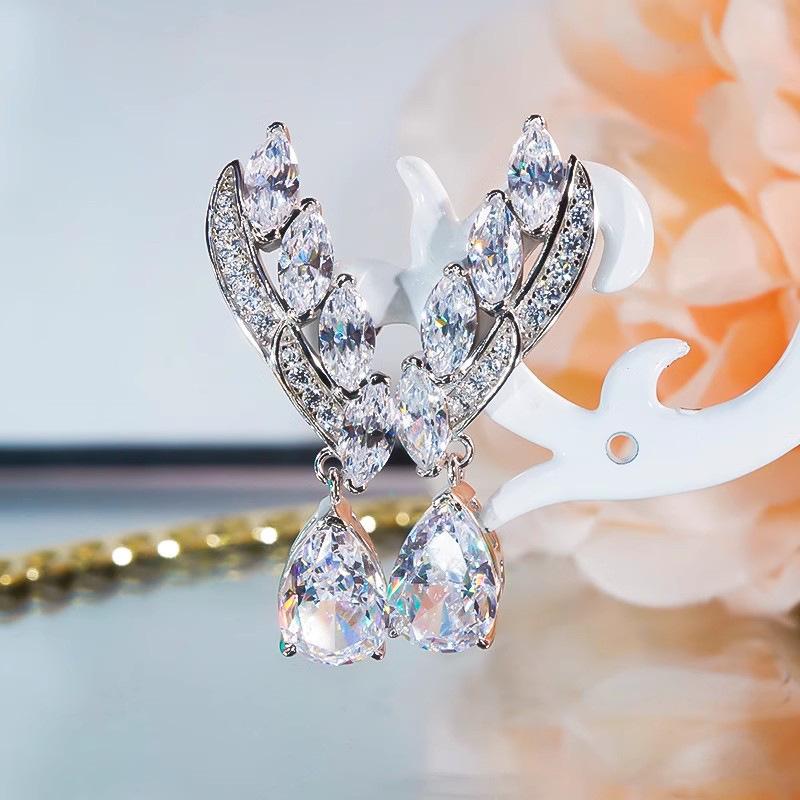 

Серьги-подвески в виде капли воды, Нишевые дизайнерские серьги для женщин, Банкетные украшения класса люкс