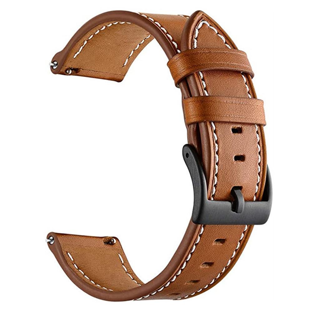 20mm Watch Band for Garmin Venu/Sq/Sq 2/2 Plus,Genuine Cow Leather Replacement Straps