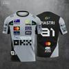 Lando Norris Nummer 4 Neues Rennstil Trikot Extremsport Rennbekleidung Atmungsaktiv Schnelltrocknend Sportbekleidung T-Shirt Radsport Oberteil