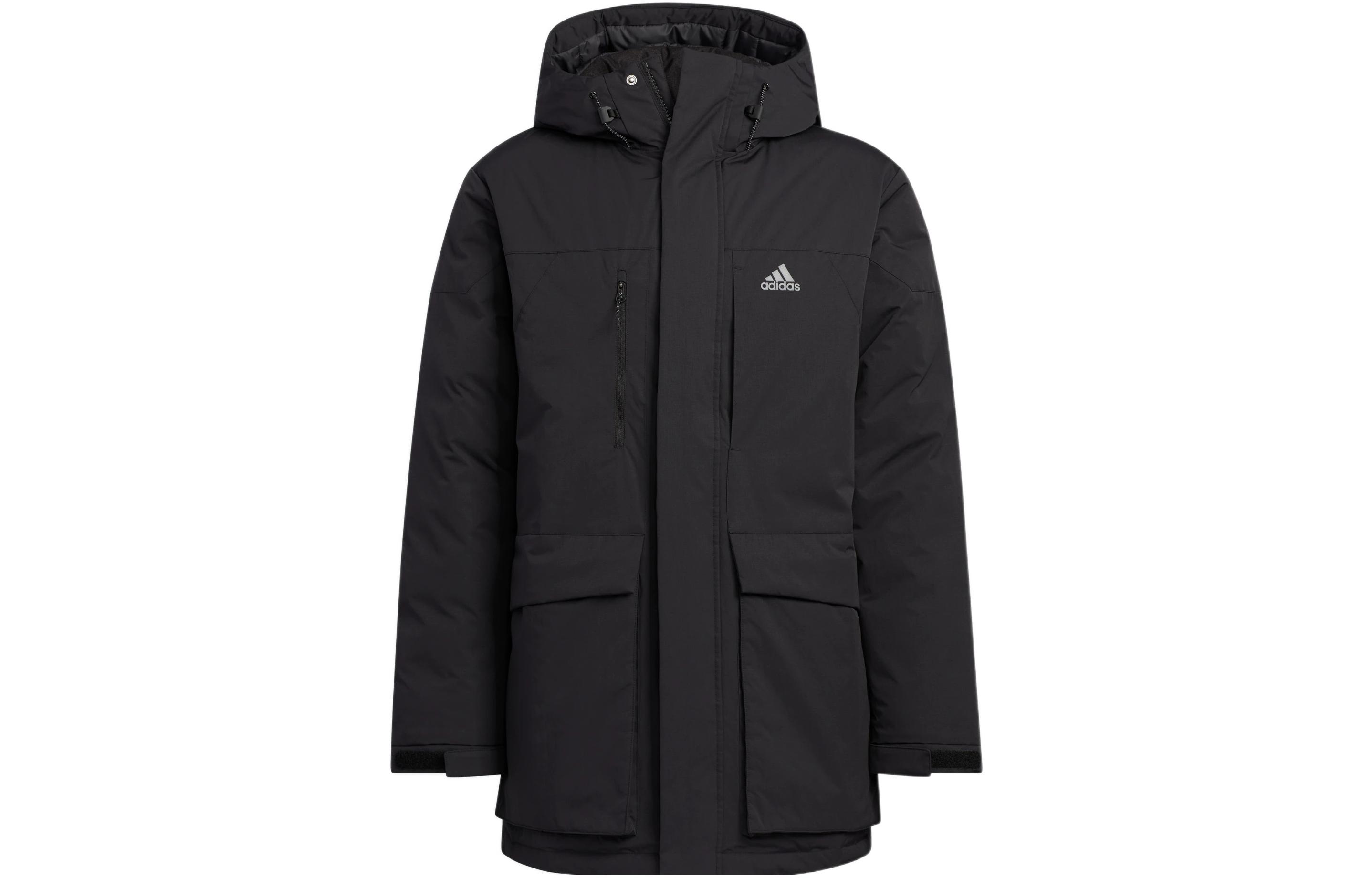Adidas Down Jackets Men s Black Hooded Thickened HN2096 M