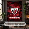 Wall Tapestry Athletic Bilbao FC Print Custom Name Text Wall Hanging Home Decor