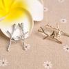 Frauen Mode Vogel Äste Form Ohrringe prägnante Legierung Ohrstecker Schmuck