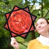 Flowstar Octagonal Scarf Juggling Toy for Beginners Double-Sided Print Cloth Fun Skill Toy Fingertip Rotating Flow Star Dapo Star Gift for Kids And