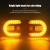 Bikes Front Rear Light Bright Bikes Tail Light with Turn Signals USB Rechargeable LED Warning Lamps with Remote Control