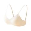Small Breasts, Seamless Underwear, Women's Beautiful Back Gathers, Thin Bra, Fixed Cup, Double Breasts, Anti-sagging, No Steel Ring Bra