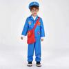 Postal Worker Cosplay Costume For Kids With Soft Polyester Fabric For Halloween And Themed Parties