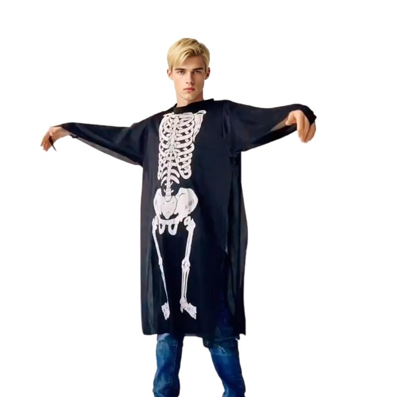 Realistic Skeleton Costume Accessory Efficient Halloween Party Decors For Family Fun Home Office School