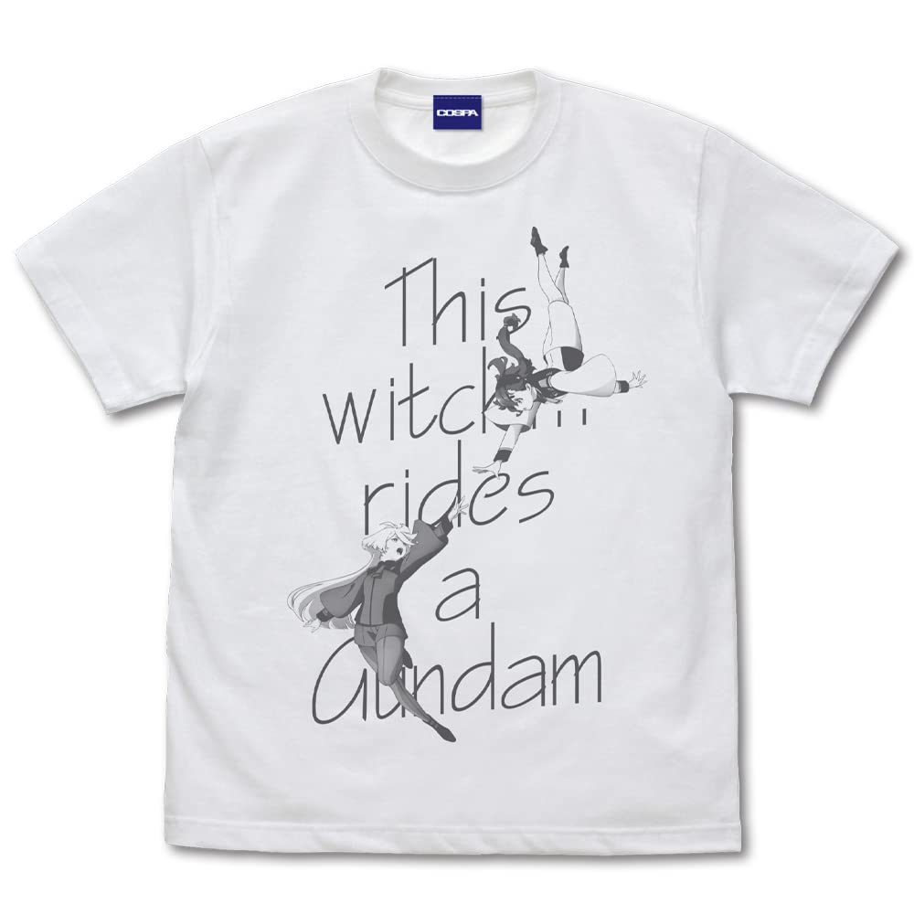

Cospa Mobile Suit Gundam Witch of Mercury Sletta & Miorine T-shirt WHITE L size