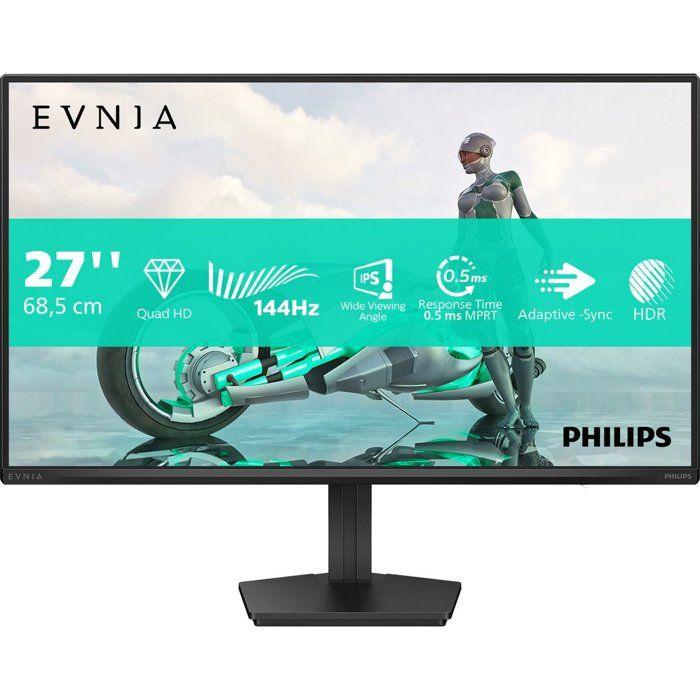 Ecran PC Gamer - PHILIPS - 27'' - QHD - 144Hz - Dalle IPS - 0,5ms - 27M2N3500NF/00