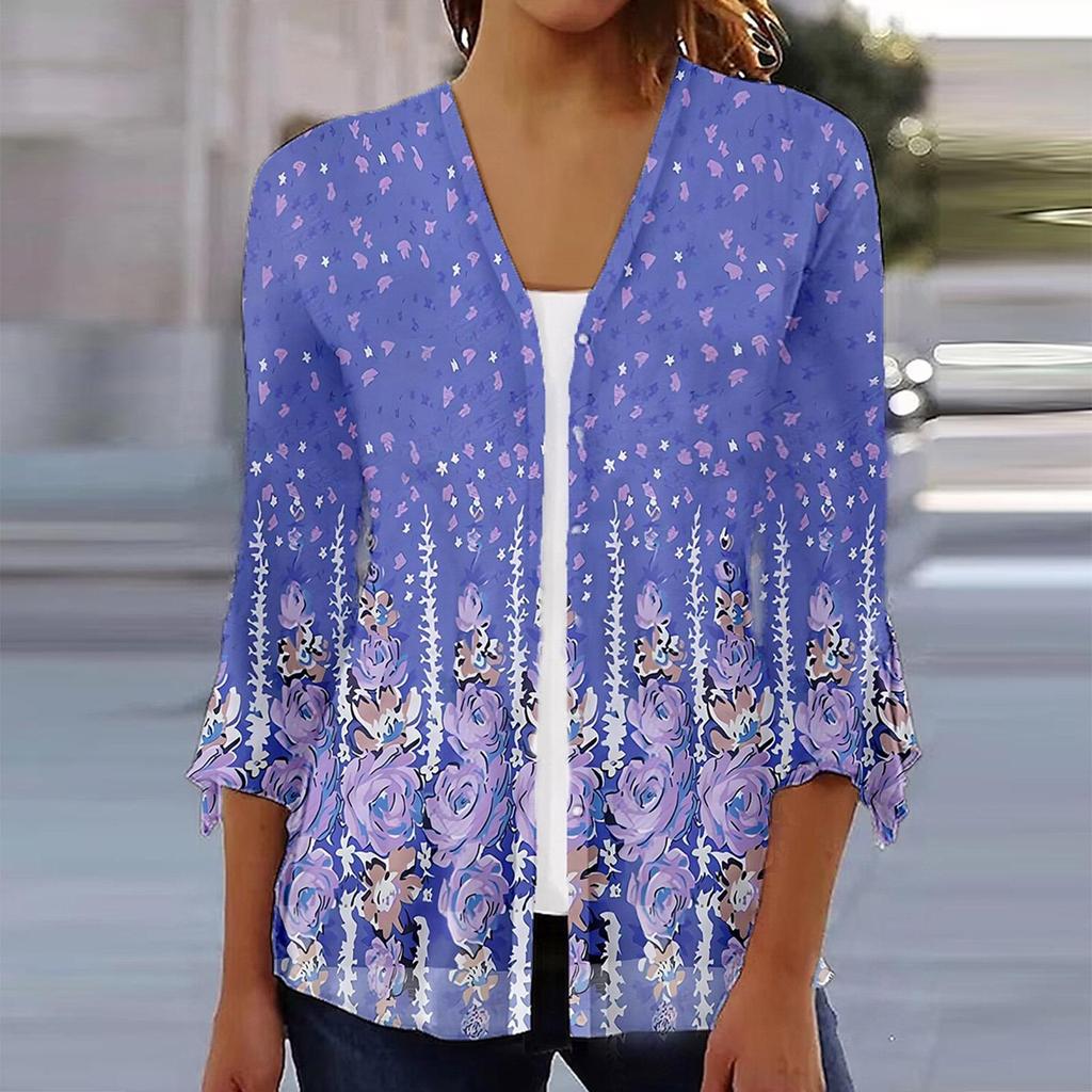 Women's Summer Sunscreen Cardigan Shawl: Versatile, Thin, Short Style, Plus Size Available.