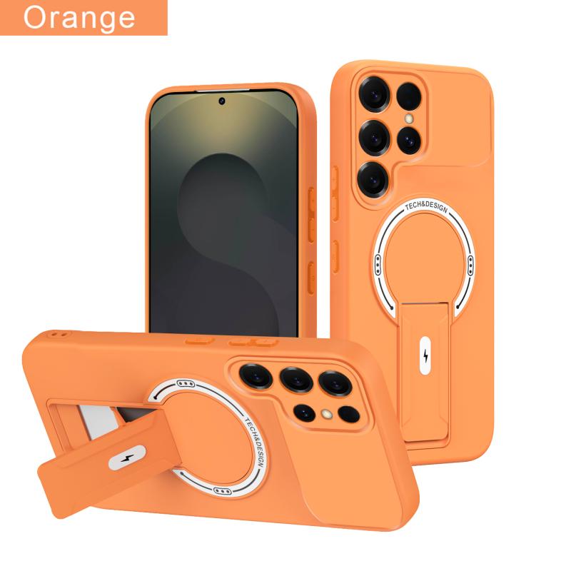 Odolný kryt s držákem pro Magsafe pro Samsung S26 S25 S24 S23 S22 Ultra Plus Edge FE A35 A36 A52 A54 A16 A15 A14 A12 A07 A06