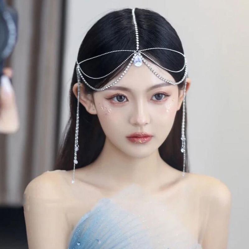 Ancient Style Elf Hair Accessories Multilayer Tassel Headwear For Women Girls Princess Tassel Hair Accessories