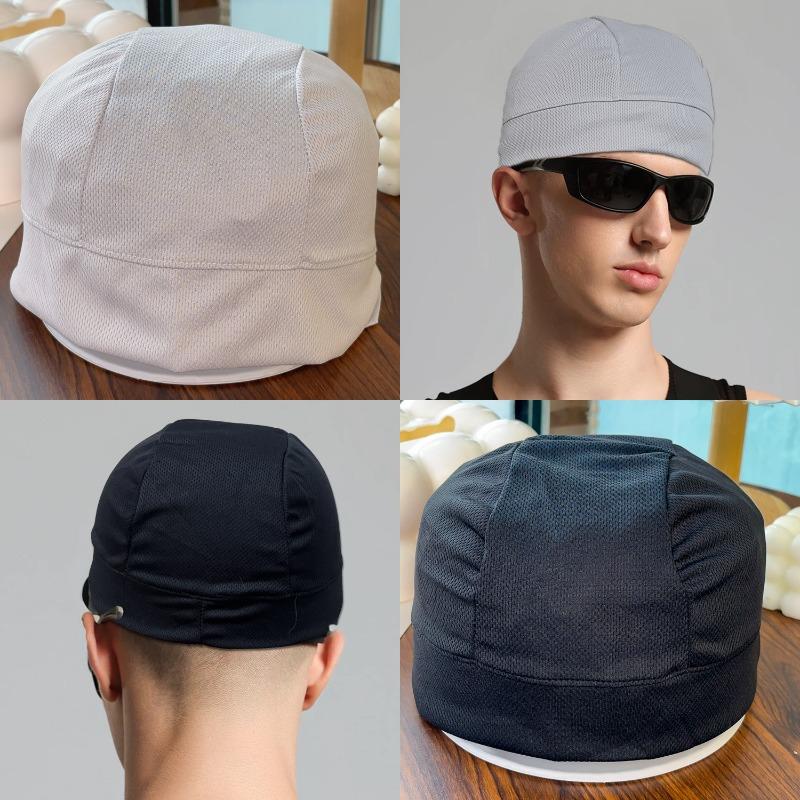 Cappello da Esterno Traspirante Assorbi Sudore Sottocasco Estivo Ciclismo Asciugatura Rapida Cappellino Estivo Antivento Protezione Solare Cappellino Sportivo Rete