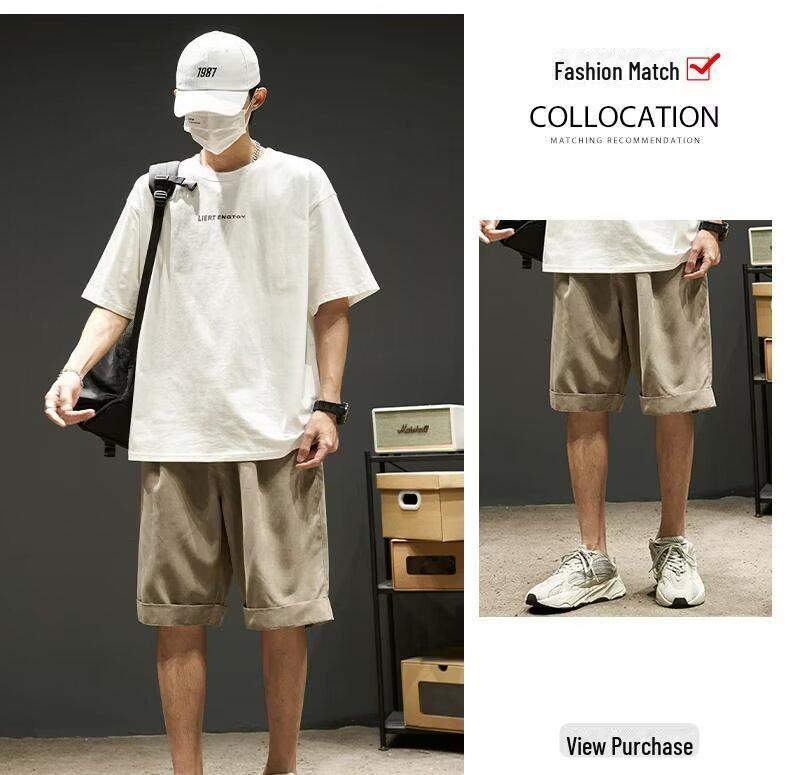 2024 Sommartrend Herr T-shirt med Korta Ärmar