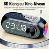 Alarm Clock Radio FM Bluetooth Speaker Portable Subwoofer Caixa De Som Sound Box MP3 Music Wireless Mini Woofers Bocina Lamp Column