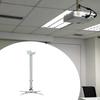 Universal Ceiling Projector Mount Holder with 360 Rotating and Adjustable Height for Home Theater or Office Setups