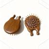 Sandalwood Portable Scalp Massage Comb - Wooden Two-Finger Air Cushion Hairdressing Comb