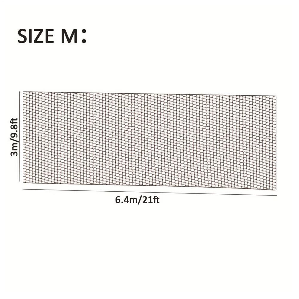 3x6.4m/3x8.8mSoccer Backstop Net Ball Sports Practice Netting Barrier Knotted PE Net For Basketball Volleyball Training Backyard