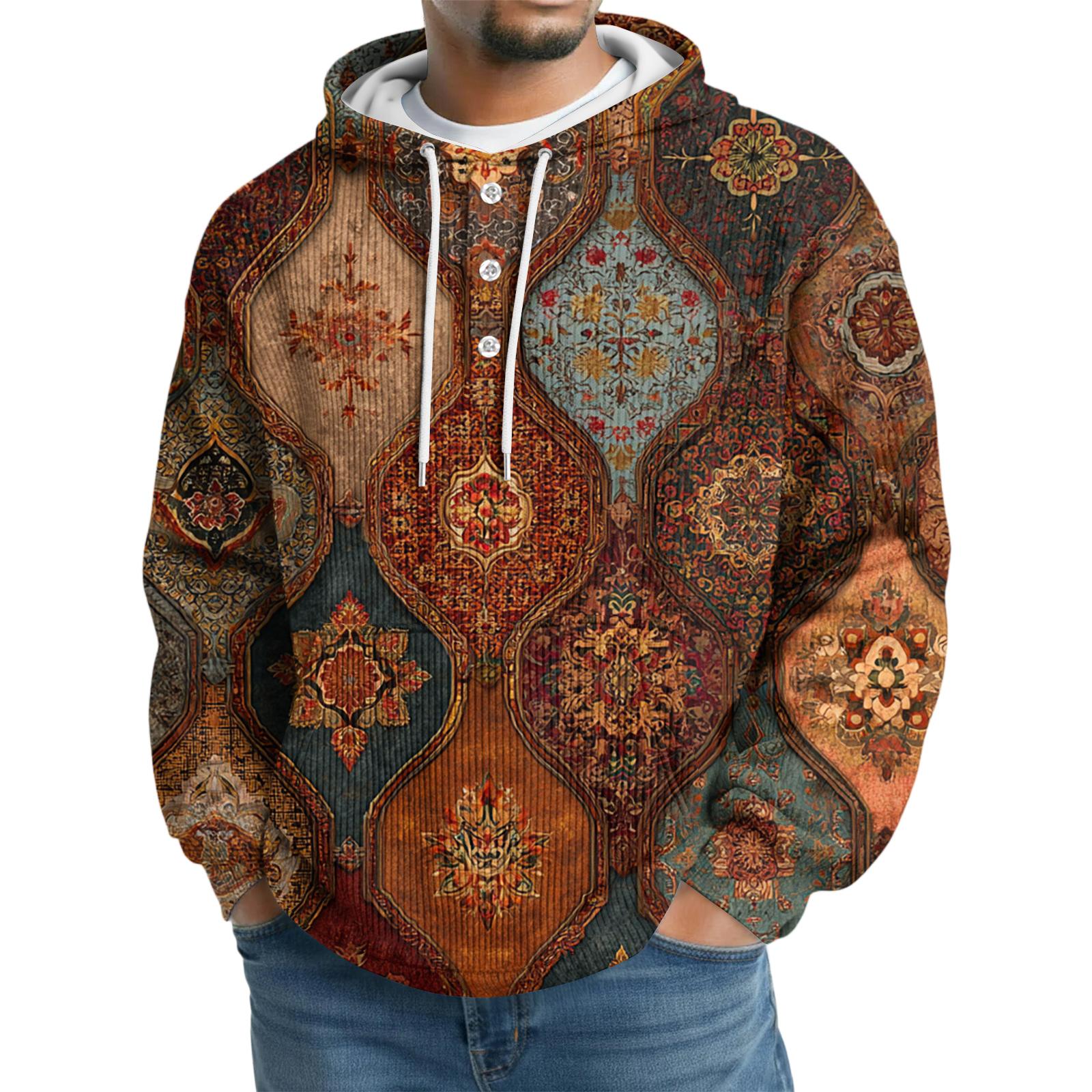 

Мужская вязаная толстовка с капюшоном, повседневная толстовка с длинными рукавами XXL