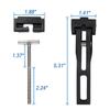 Universal Replacement and Accessories Part Kit For Hard Tri-Fold Tonneau Pickup Truck Bed Cover Car Rear Front Clamp T-Bolts