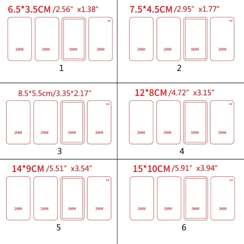 Multiple Shape DIY Acrylic Quicksand Plates Quicksand Ticket Root Mold Acrylic Ultra-permeable Quicksand Empty Plate