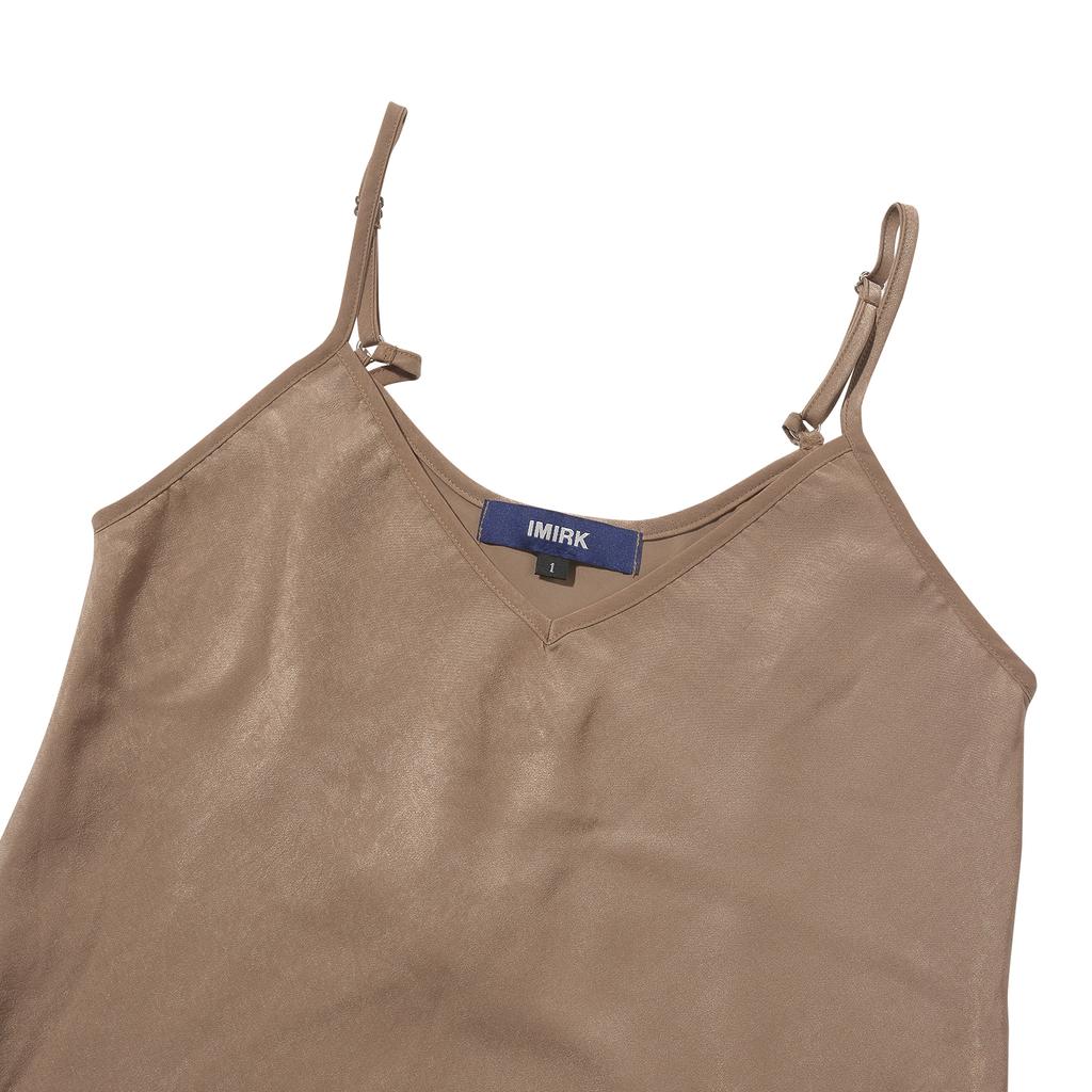 Aimeolkeu Slip Dress (Camel)
