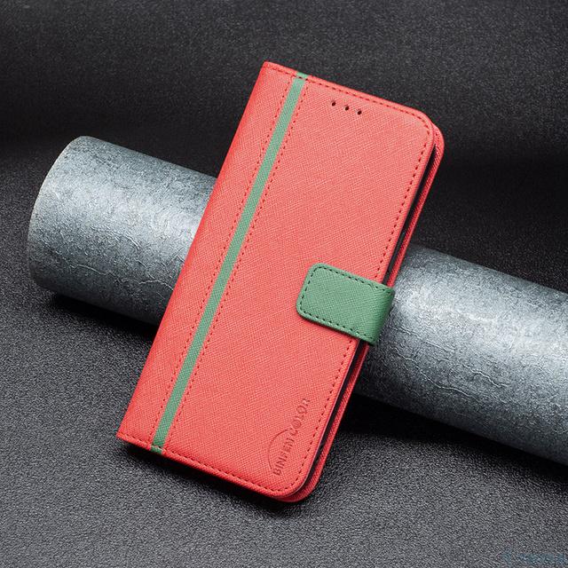 Lines Leather Phone Case For Samsung Galaxy S20 S21 Fe S22 Plus Ultra A13 A33 A53 A73 5g Flip Wallet Stand Card Slot Book Cover