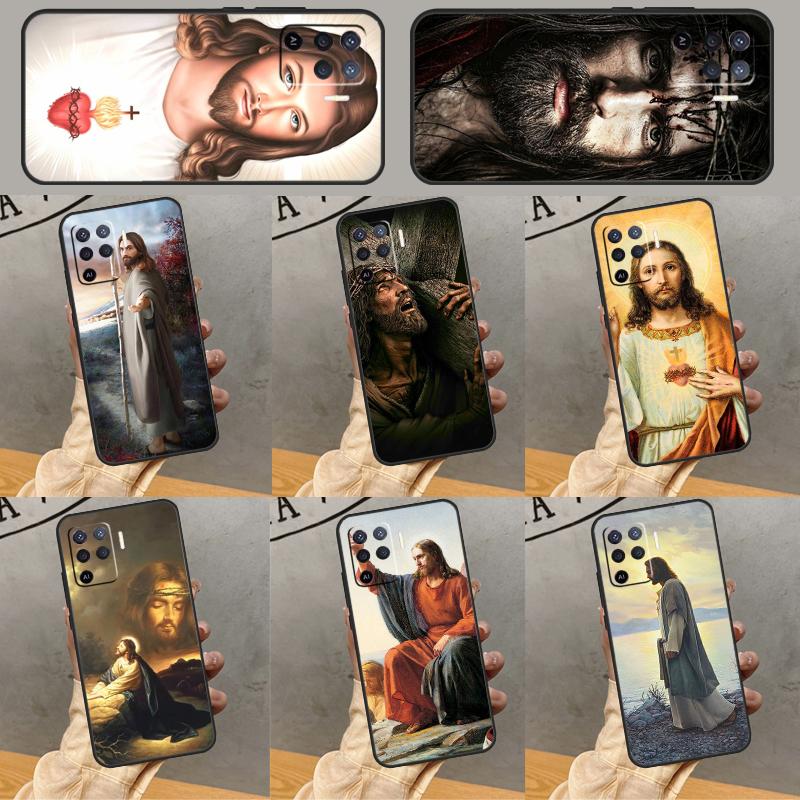 Divine Mercy Jesus Phone Case For Oppo A94 A74 A54 A15 A18 A38 A58 A78 A98 A40 A60 A80 A16 A76 A96 A57S A17 A77