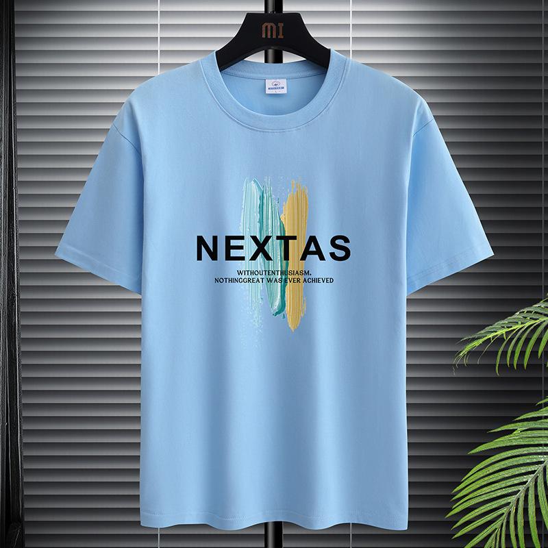 T Shirt for Men Summer High Quality Oversized Tee Men Daily Casual Breathable Printing Short Sleeve Cotton T Shirts Y2k Tops