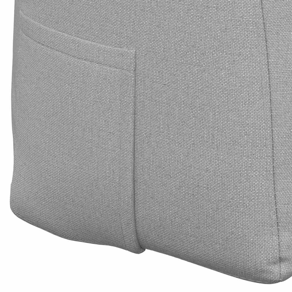 Back Cushion Cloud Grey 120 x 24 x 50 cm Fabric
