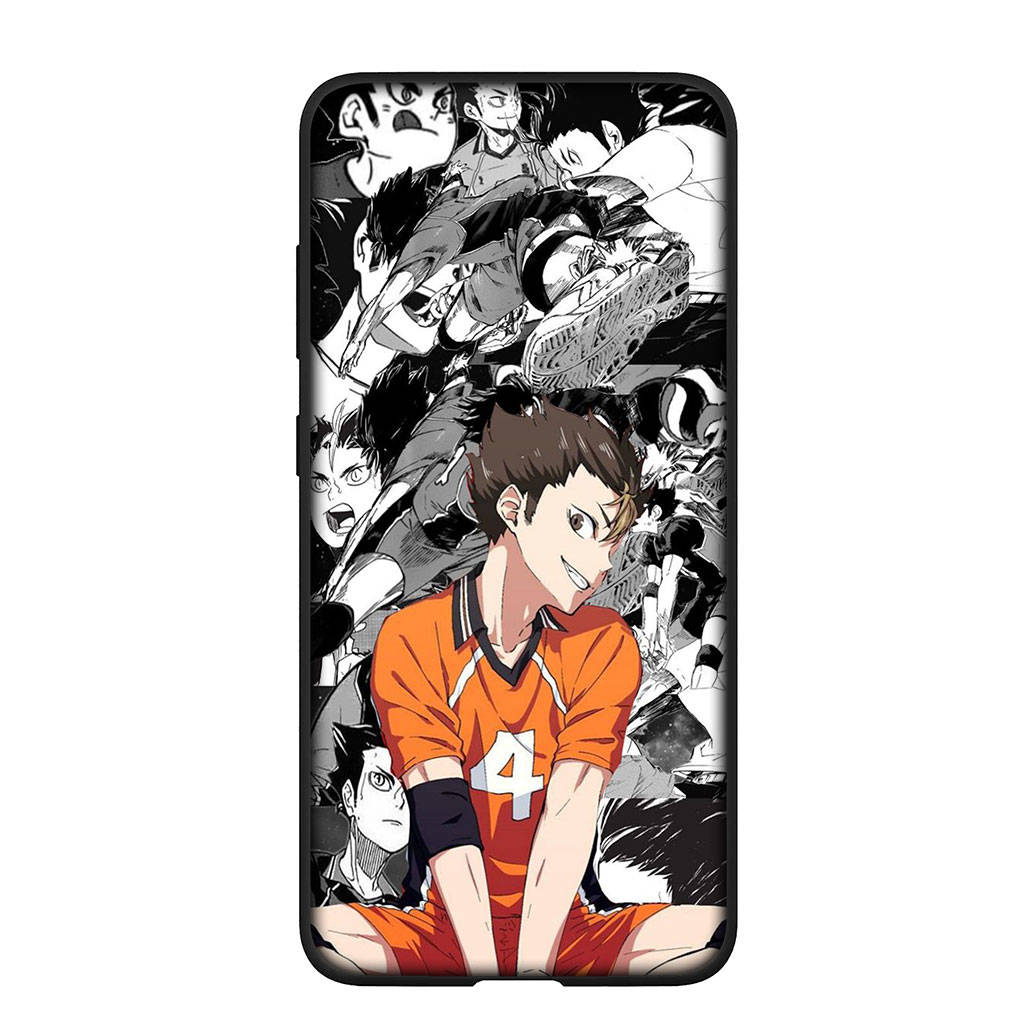 Phone Case for Samsung Galaxy S25 S24 S23 iPhone 16 15 Xiaomi Redmi Note 14 13 12 16E 11 Pro Max OPPO Moto Huawei Karasuno Haikyuu Shoyo Hinata Cover
