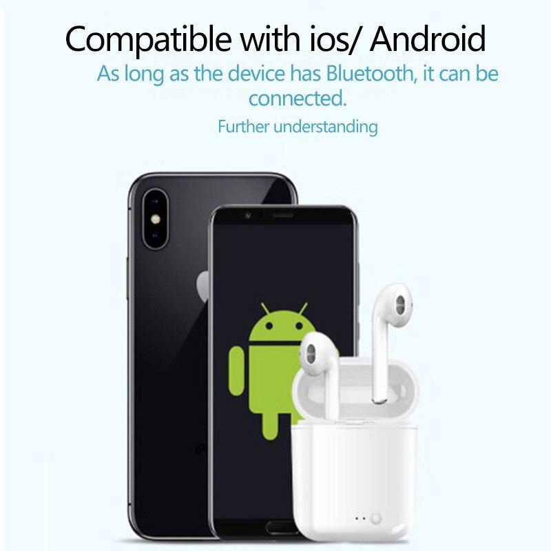 Popular I7tws Wireless Binaural Bluetooth Headset In Ear Earplugs I7 Invisible Mini One Piece Dropshipping