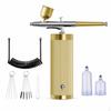 Portable Airbrush Kit with DualAction Oxygen Injector for Model Painting, Nail Art, and Cooking