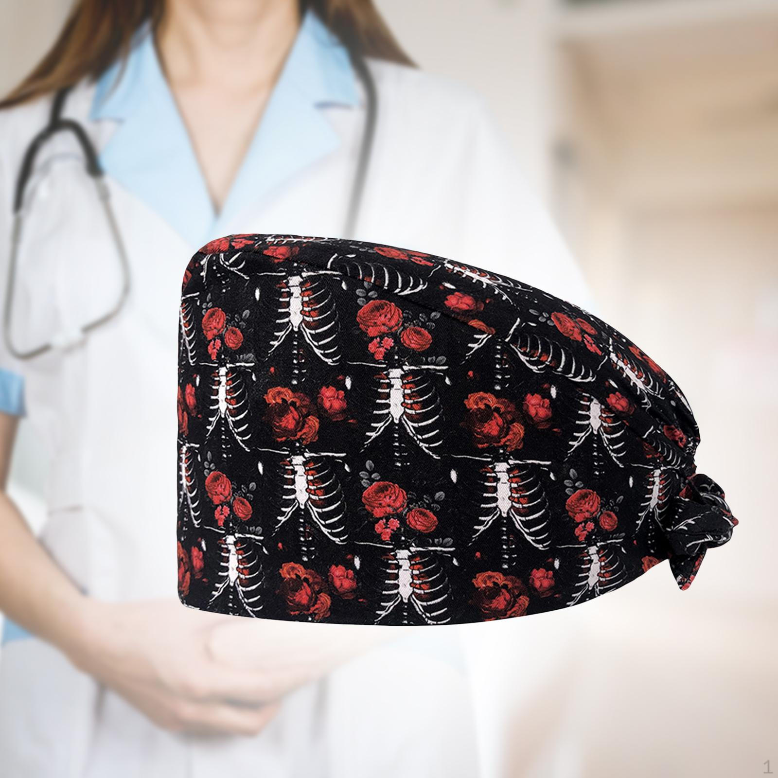 

Подарунки на день медсестер, спецодяг, легкі вбираючі піт шапки для годуючих для SPA дорослих style D