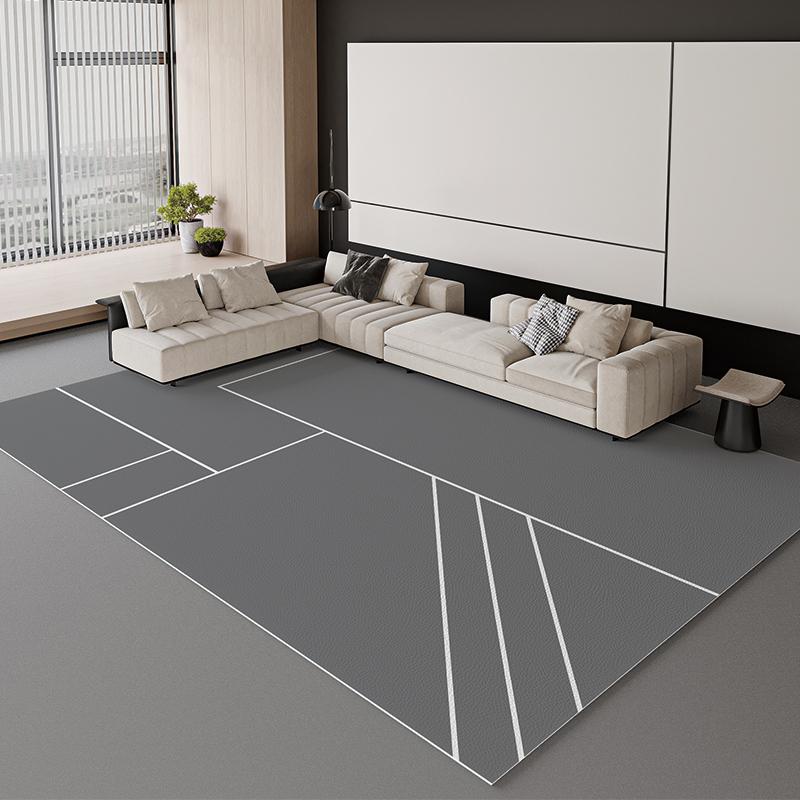 Stilvoller Einfacher Kristall-Samt-Teppich Wohnzimmer Sofa Verschleißfeste Matte Schlafzimmer Pflegeleichter Teppich Heimdekor