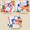 Math Puzzle Bead Maze Colorful Animals Early Education Toys Educational Toys  Baby Toddler