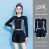 Women's Two-Piece Swimsuit: New Long-Sleeve Slimming & Belly-Covering Design