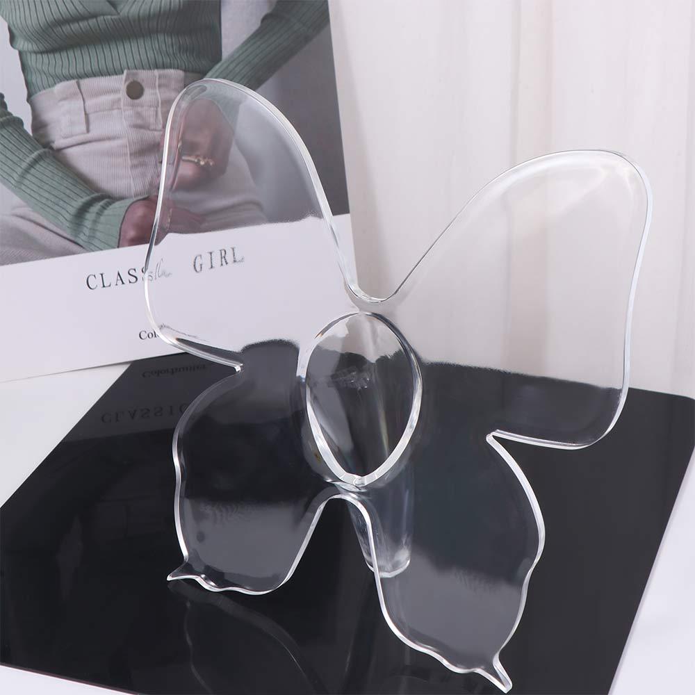 Acrylic Butterfly Acrylic Vase Transparent Desktop Ornament Hydroponic Flower Vase  Banquet
