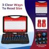 A84E-Ut And Bolt Thread Checkers For Nut Bolt Size Finder And Identifier Standard And Metric Thread Checkers Set