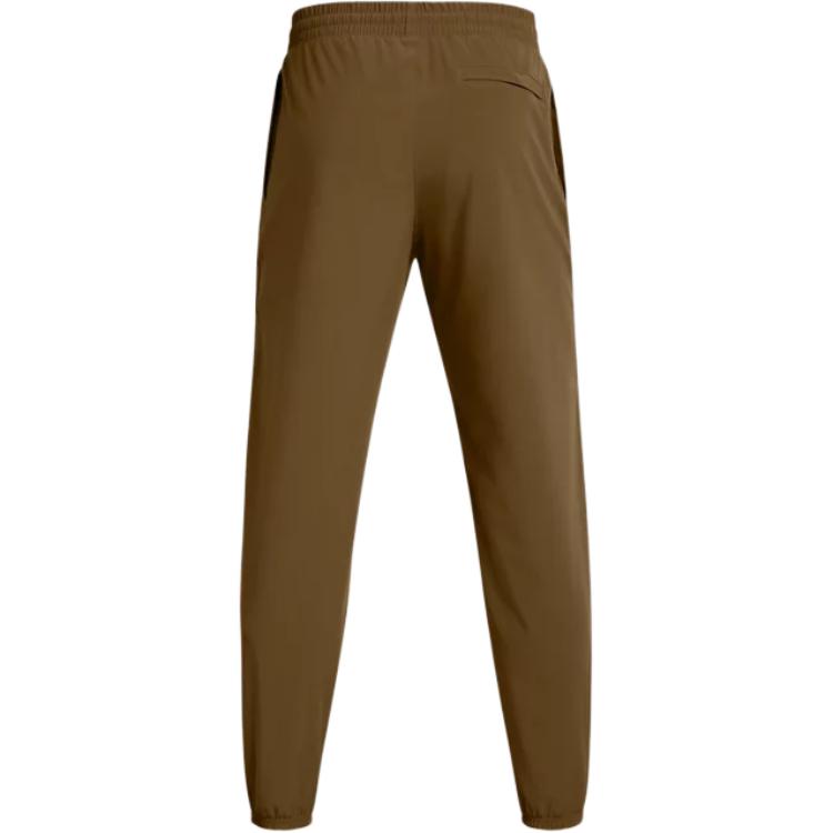 Under Armour Woven Series Vibe Solid Fashion Comfortable Soft Casual Pants Men Pants Coyote 1386557-498