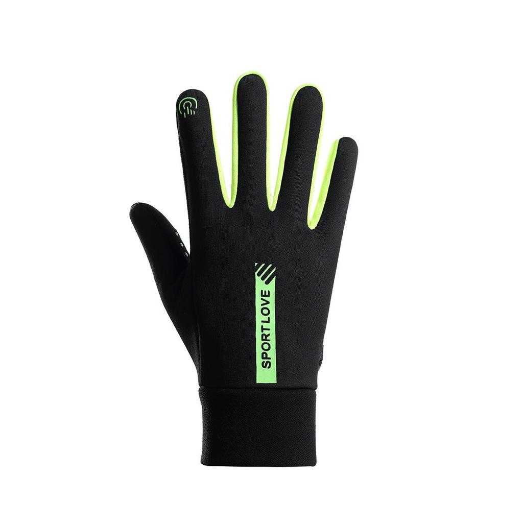 Rękawice zimowe rowerowe wiatroszczelne z podszewką polarową dla mężczyzn i kobiet – Ciepłe, Wodoodporne, Obsługujące ekrany dotykowe, Antypoślizgowe