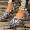 Floral Cloth Lazy Person Flat Single Shoes Spring and Summer Ethnic-style Patterned Casual Women's Single Shoes