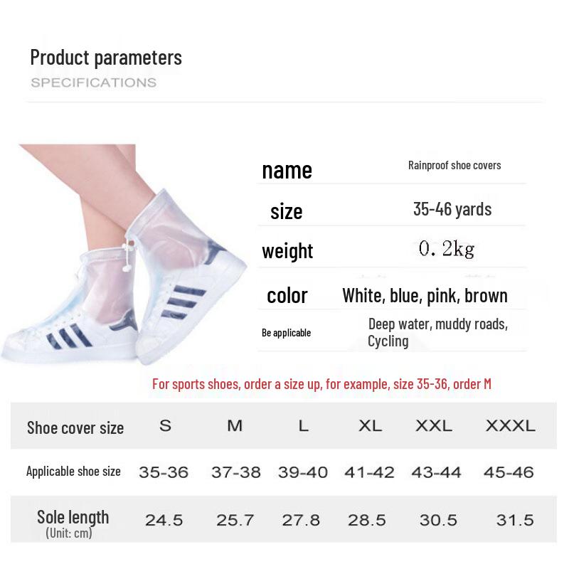 Supra-pantofi Impermeabili Antiderapanți Unisex Până la Mijlocul Gambei - Cizme de Ploaie Durabile, Îngroșate pentru Bărbați, Femei și Studenți