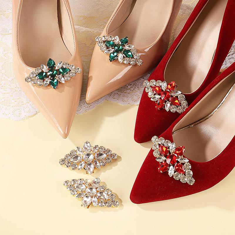 1Pcs Removable Shoe Clips for Ladies, Wedding Bridal High Heel Charms, Fashionable and Gleaming Shoe Buckle Gifts