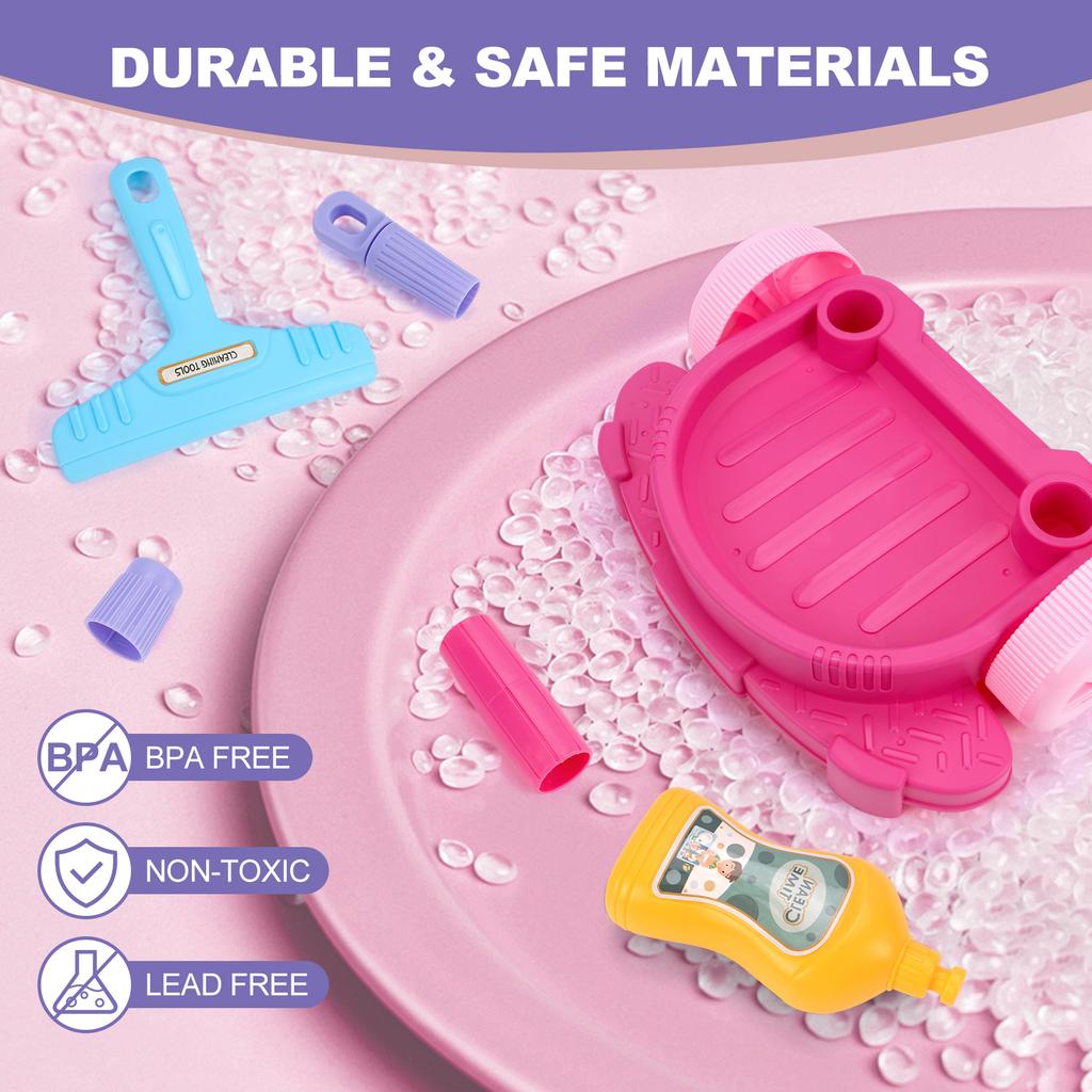 Premium-Quality 12Pcs/Set Youngsters High-Standard Cleaning Collection Kit Superior-Grade With Top-Grade Handcart Top-Grade Simulated Top-Grade