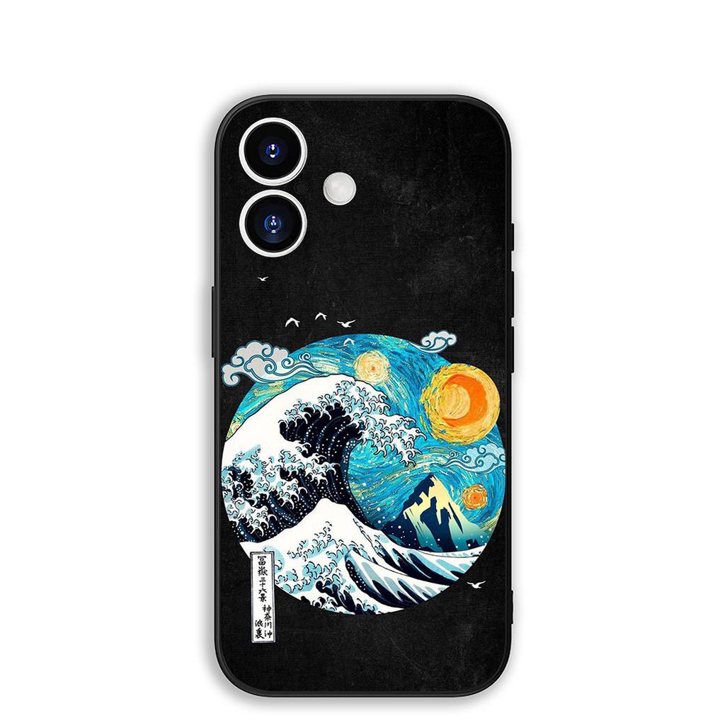 Cover for Motorola Moto Edge 50 30 One Fusion 40 Neo Ultra Pro 20 Lite G50 G85 G84 E15 E14 Phone Case The Great Wave of Kanagawa