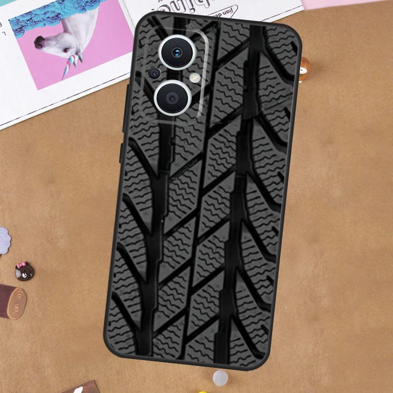 

Tire Tread Wheel For OPPO Reno 7 8 Lite 10 11 12 13 14 Pro 8T 11F 12F 13F 14F OPPO Find X8 X5 X6 X9 Pro Case OPPO Reno8 Lite