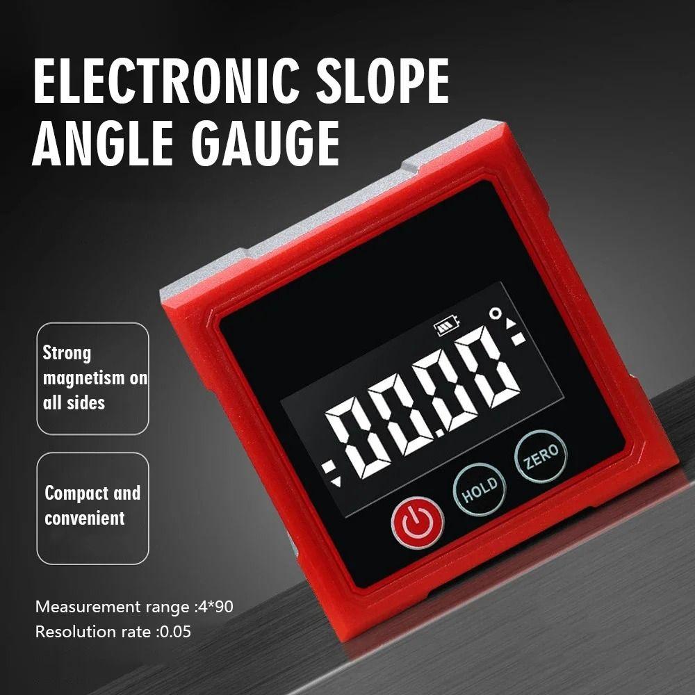 Gradient Measuring Level Protractor Inclinometer Electronic Tilt Angle Box Electronic Level Laser