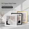 3D PVC Square Photo Frame for Art and Photos - Ideal for Office, Living Room, Hallway, or Wall Display